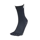 440円お得!ATHLETA アスレタ 5本指グリップソックス L(26-28cm) BLK