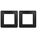 Lichtschalter Schutz für Wand,2 PCS Schwarzes Lichtschalter Abdeckung Wandsteckdosenaufkleber Lichtschalter Aufkleber Lichtschalter Schutz Tapetenschoner Light Switch Cover Plates
