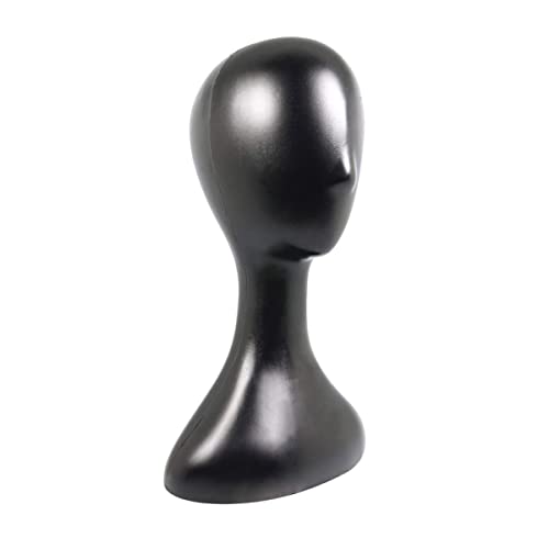 SHERCHPRY Wig Display Holder Props Plastic Women Model Head Hair Styling Training