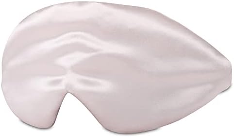 Alaska Bear Organic Mulberry Silk Sleep Mask Luxury and Lustrous Eye Cover for Sleeping, Gift Ready Packaging (Pink)