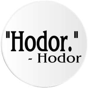 Set of 3 - Hodor Quote - Sticker Graphic - Scrapbooking Stickers - Funny Joke Humor