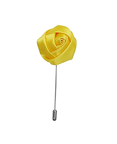 Osking Ties Floral Stick Brooch Lapel Pin Boutonniere for Men Women for Office Corporate Party Suit Blazer (Yellow) (B096VG1C4X) Amazon Price History, Amazon Price Tracker