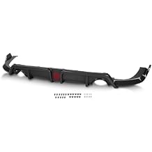 GRAND ORANGE Rear Diffuser Compatible with Honda Civic 2016 2017 2018 2019 2020 2021 Rear Bumper Diffuser Lip Carbon Fiber
