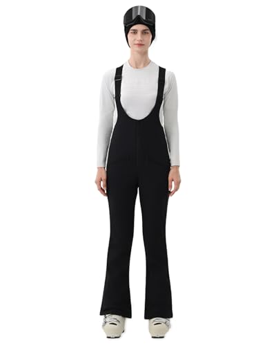Womens Ski Bib Pants Slim Fit Waterproof Overalls