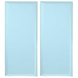 BESTonZON 2個 衝突防止ソフト粘着壁クッション 部屋 保育園用厚手ウォールマット 遊び中の保護と簡単清掃が可能なベビーウォールパッド