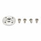 Fasizi 5 x 25T Aluminium-Servoarm rund Typ Disc Metall Ruder Disc Horn für DIY Roboter
