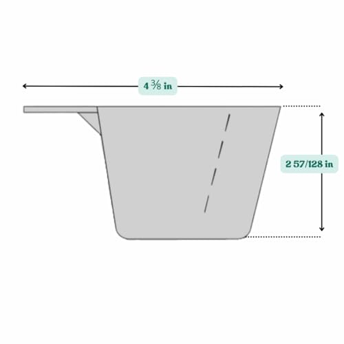 Image of 5 Oz. (2 /3 Cup | 150 mL) Scoop for Coffee, Protein Powder, Pet Food, Spices, Grains and Dry Goods - Plastic Food-Grade, BPA-Free Measuring Cup (Pack of 25)