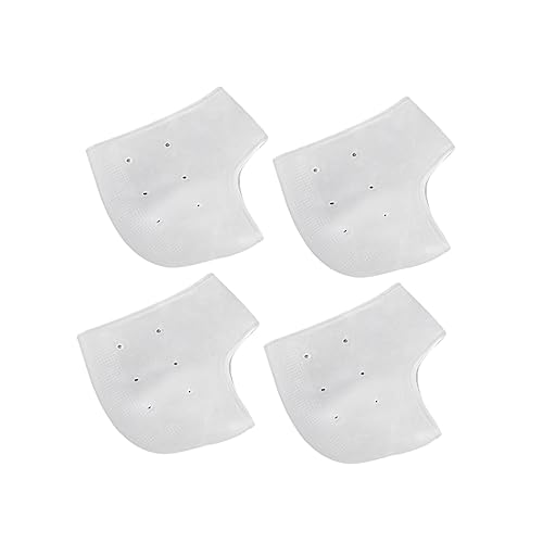 Healeved Comfortable Elastic Foot Heel Socks Silicone Gel Protector for Non-Slip Heel