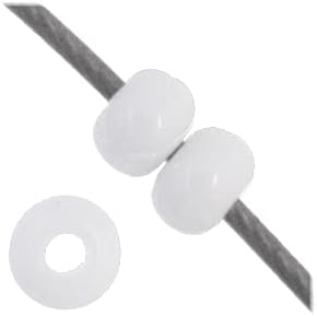 Czech Glass Seed Beads 11/0, Opaque White 23g Vial, of DIY Jewelry Making Beads Preciosa (Jablonex)