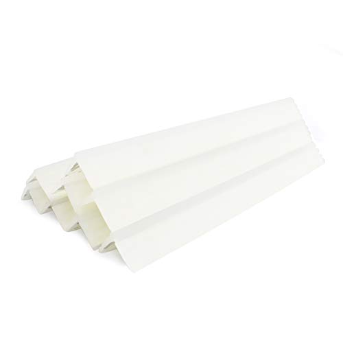 Corner Protector, Safety Baby Proofing Corner Cushion Edge Strip Protective Bumpers Silicone Guard Table Furniture Protectors with Double Side 3M Tape (Semitransparent Wide Edge Protector)
