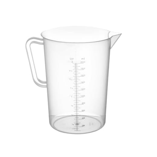 Hendi Jarra Medidora de Polipropileno - 2 L - Diámetro 140 x (H)215 mm