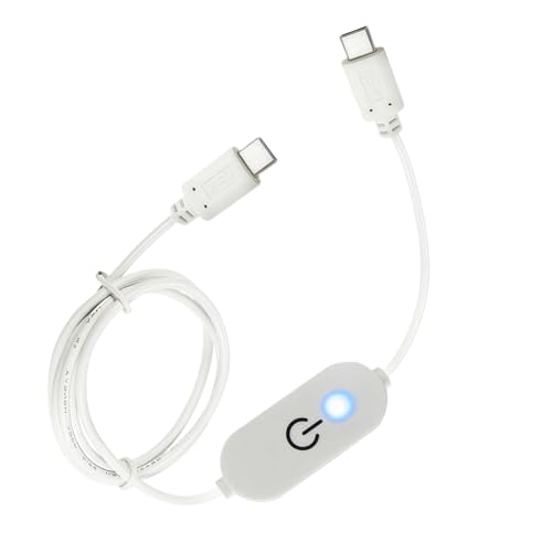 Generisch Regulador de intensidad LED - Cable de control táctil USB tipo C - Tira de luz LED con indicador - Para dormitorio, cocina, oficina en casa e iluminación de escaleras