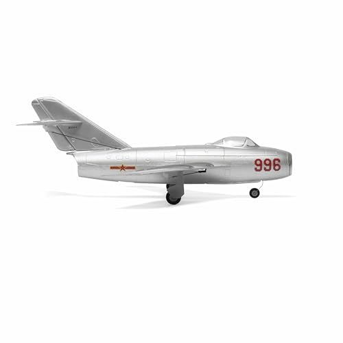 RCXTechPro MinimumRC MiG-15 RC Micro RC Jet Avion Modèle Avion RC 30 mm, 2S 7,4 V Gyro Stabilisé 4CH Avion à aile fixe pour extérieur (accélérateur droit/moteur brossé/1 batterie) – vue 6