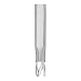MACHEREY-NAGEL 702819 Insert for Wide Opening, 0.1 ml, 5.7 x 29mm, Polypropylene, Transparent, Conical, with Integrated Spring (Pack of 100)