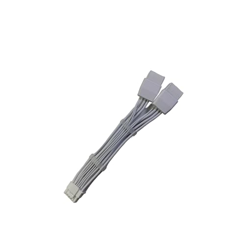 �y�X���[�����{�z12VHPWR 16pin 8pin×2 �X���[�u�P�[�u�� GPU �O���t�B�b�N�{�[�h �P�[�u�� RTX4000/5000�V���[�Y 4070super/4070ti/4070ti super/5070/5070ti 15cm (�z���C�g)