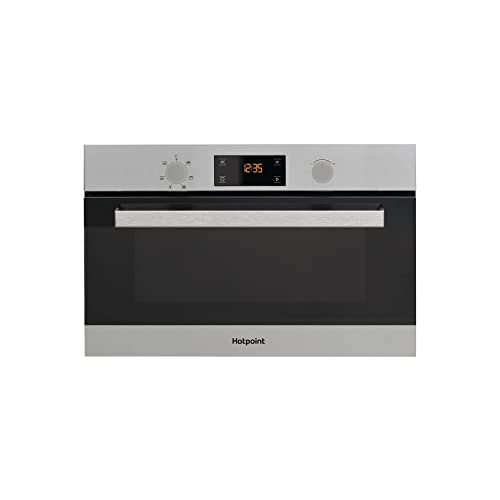 Hotpoint 31L 1000W Built in Microwave with Grill - Stainless Steel