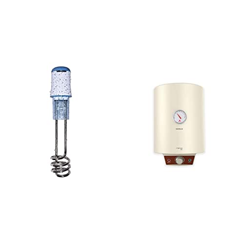 Buy Havells Immersion HB15 1500 Watt (White Blue) u0026 Havells Monza EC  15-Litre Storage Water Heater with Flexi Pipe (Ivory) Online at Low Prices  in India - Amazon.in
