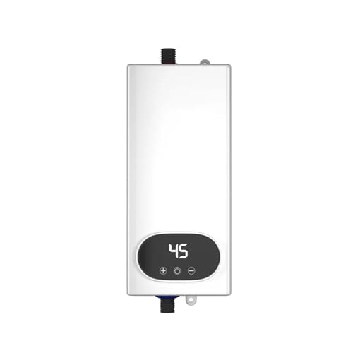 Termo Electrico, Calentador De Agua Eléctrico Instantáneo Sin Tanque De 5,5 KW, Calentador De Agua Inteligente Automodulante Sin Pérdidas En Espera, Agua Caliente For Ducha Doméstica(ME18K,110 3500w)