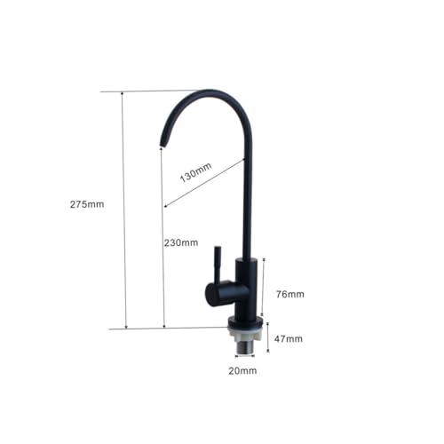 Robinet cuisine en acier inoxydable 304 pivotant eau purifiée - 7