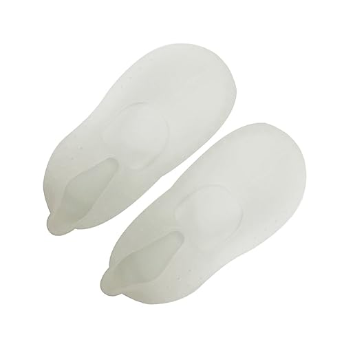 Housoutil Cracked Foot Silicone Socks Warm Socks Gel Heel for Dry Feet Comfortable Breathable Size l