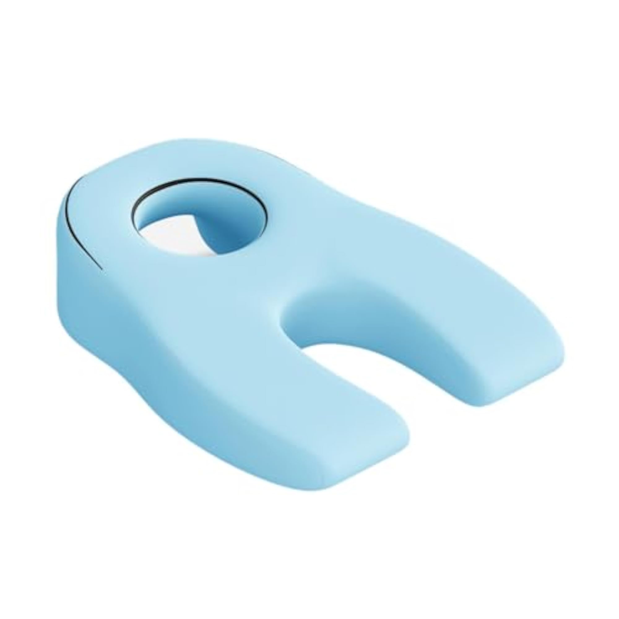 Face Down Pillow with Washable Cover, Blue