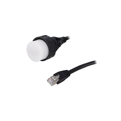Patch cord 3m Buccaneer Ethernet Bulgin PX0837 aux finitions dorées