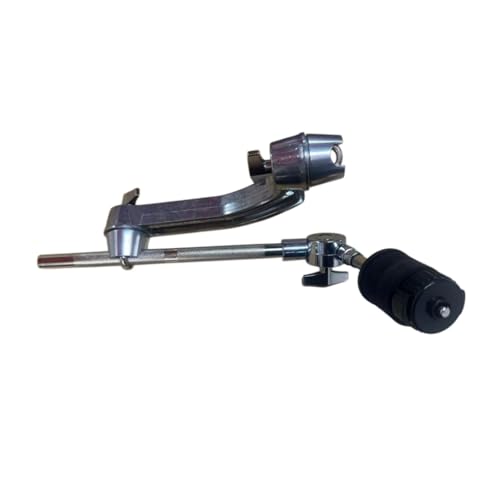 Bras de cymbale de batterie réglable et support de fixation chromé pour percussion - 3