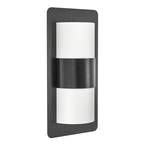 Applique murale d'extérieur Eglo Cistierna anthracite à 2 ampoules E27