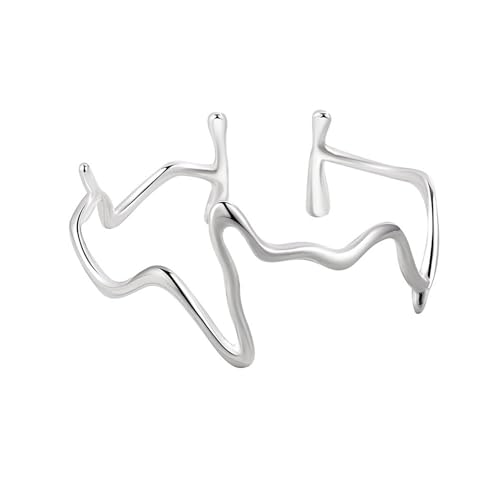 Handmade Bracelets 925 Sterling Silver Cuff Bangle Bracelets Fashion Simple Open Adjustable Bangles for Women