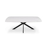 Structure en métal + plateau en pierre