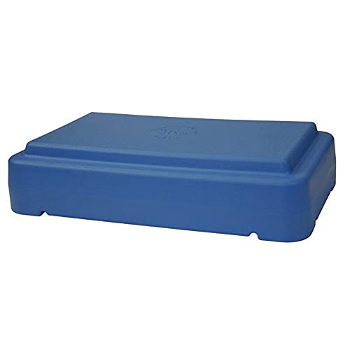 The Step (Made in USA) 6 inch Stackable Aerobic Exercise Platform (Blue) with Non-Slip Surface and Nonskid Feet to Prevent Sliding, Blue (70136)