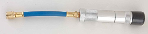 VIOT Compressor Oil, Flourescent UV Dye Syringe Injector Charger, Screw-in Type Reuse Reload HVAC Service Tool Push-in Type, No Working Compressor Needed to Load, 1/2 oz Capacity