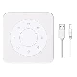 White Noise Sound Machine, Noise Machine for 20 Soothing Sounds, 2 Customizable Shortcut Buttons, Timer, Memory Function, USB-A Cable Included(Battery&Adapter NOT Included)for Baby, Kids&Adult (white)