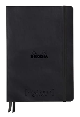 Carnet Rhodia 194440C Goalbook Creation A5 noir à pointillés