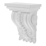 Aplique Decorativo Europeo Tallado de PU Blanco para Pared Interior