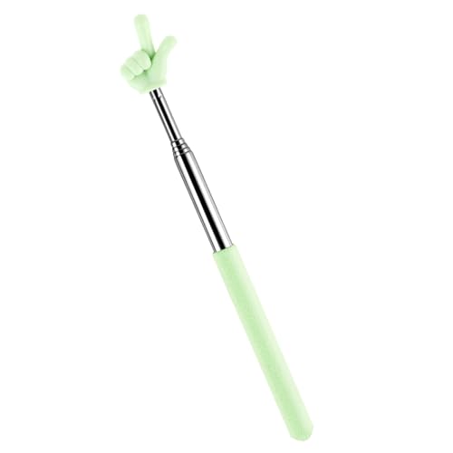 DIVINA VITAE Punteros Telescópicos para Maestros, Mini Puntero Retráctil para Profesores, Maestros Palo Extensible Puntero Retráctil para Maestros Aula Ayudas Ayuda para Profesores (Verde)