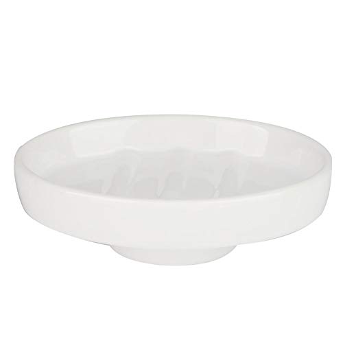 High-End Elegance Brass Material Soap Dishes Wall Mounted Corrosion-Resistance Chrome-Plated Vintage Shower Ceramic Soap Dish Holder For Bathroom #TOP4