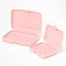 Claire's Exclusive - Caboodles Makeup Case Small - Duo Travel Cosmetic Purse Caboodle for Girls Organizer Storage Box Hard Cases - (Case 1 - 6x4x1) (Case 2 - 4x3x1) 2 Pack Pink