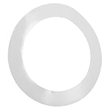 Alipis Bassdrum Spannreifenschutz mit Kleberückseite Selbstklebender Öffnungspufferring aus Robustem PET Geeignet für Verschiedene Schlagzeugmodelle und Bühnenauftritte