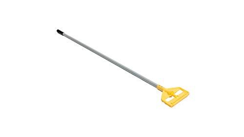 Rubbermaid Commercial Products Invator Wet Mop Handle, 60-Inch, Aluminum, Heavy Duty Mop For Industrial/Household Floor Cleaning, Quick Change Head #TOP13