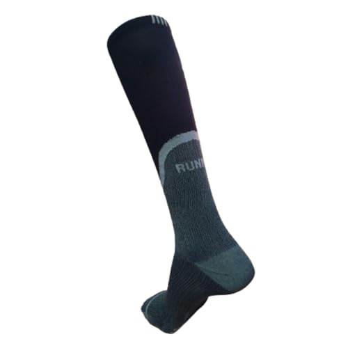 Kit 03 Pares Meias Masculina Compressivas Selene Compressão Cor:Preto+Azul;Tamanho:39-43