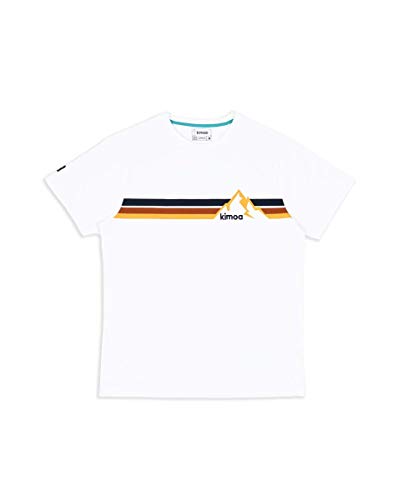 KIMOA Camiseta Whistler Blanco, Unisex Adulto, S