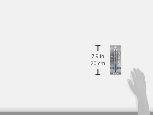 Pilot Dr. Grip 4+1 Multi-Function Refillable & Retractable Ballpoint Pen + Pencil, Fine Point, Black Barrel, Black/Red/Blue/Green Inks, Single Pen (36220) #TOP3