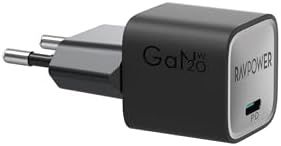 RAVPower RP-PC1055 20W GaN USB-C Wall Charger – Power Delivery (P...