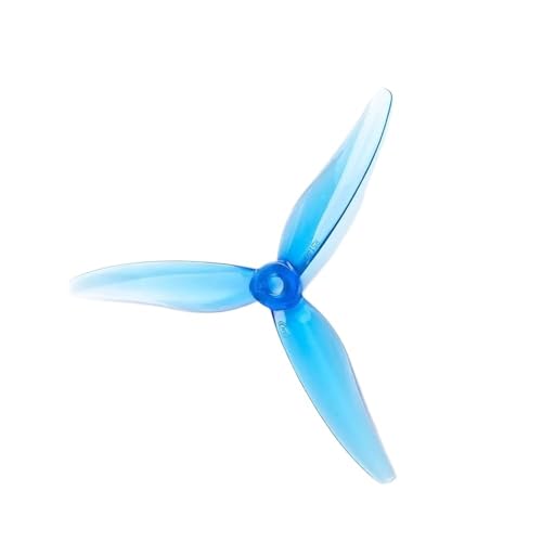 Hélice PC à 3 pales R5146 bleue pour sublimer vos vols de drone de course FPV