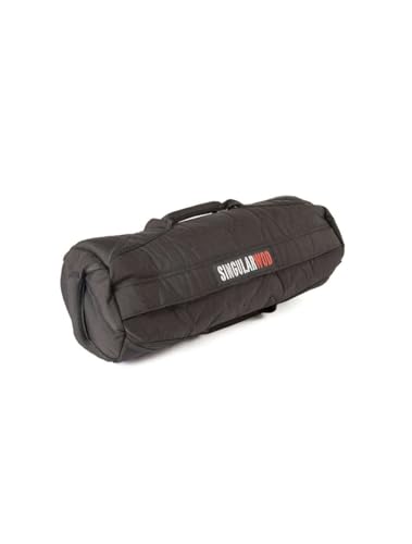 SINGULARWOD Sandbag para Fitness hasta 15 Kg. Saco Bulgaro Entrenamiento Funcional Gym en casa. Saco Bulgaro de Arena para Gimnasio en casa. Sandbag Crossfit - Saco Bulgaro. Bolsa de Arena 15 Kg