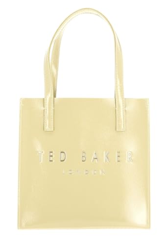 Sac à icônes froissé Ted Baker jaune femme petit format S standard de créateur