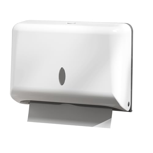 NICEME Distributeur Essuie Mains,Distributeur Papier Toilette essuie Main,Distributeur Essuie-Mains pour Papier Format Plié, Postuler à Hôtel Bathroom...