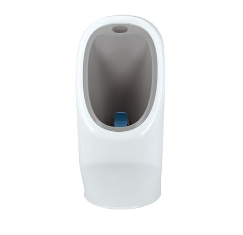 Nuby – My Real Urinal | Toilette d'entraînement pour les garçons | Urinoirs avec une touche de chasse d'eau réaliste et des bruits | pour les tout-petits et les enfants | Blanc | 18+ mois