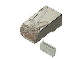 Ligawo ® 100 spina di rete Cat5e / Cat6 RJ45 +